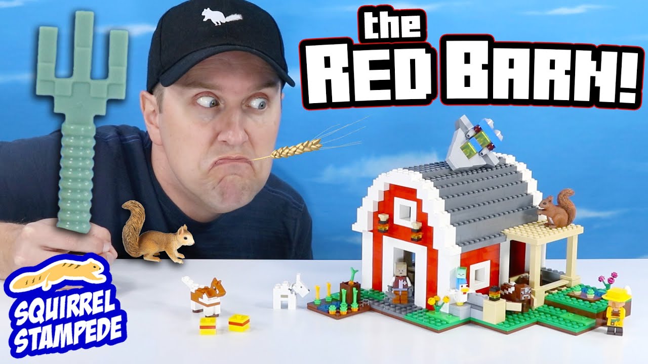 Minecraft The Red Barn Speed Build Review with Comics! - YouTube