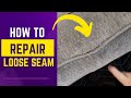 Repairing a Loose Seam on a Seat Cushion