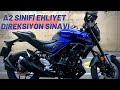 A2 MOTOR EHLİYETİ NASIL ALINIR? SINAV NASIL OLUR? GÜNCEL A2 EHLİYET DİREKSİYON SINAVI #a2ehliyet