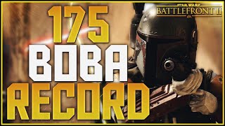 Battlefront-2 175 Boba Fett World Record Killstreak/Gameplay (On Crait)