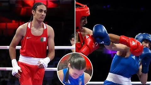 Algerian boxer Imane Khelif who failed gender test wins after just 46 seconds #paris2024 #olympics