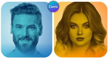 Canva Tutorial : Gradient Duotone Effect