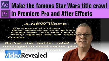 How to make the famous Star Wars title crawl in Premiere Pro and After Effects