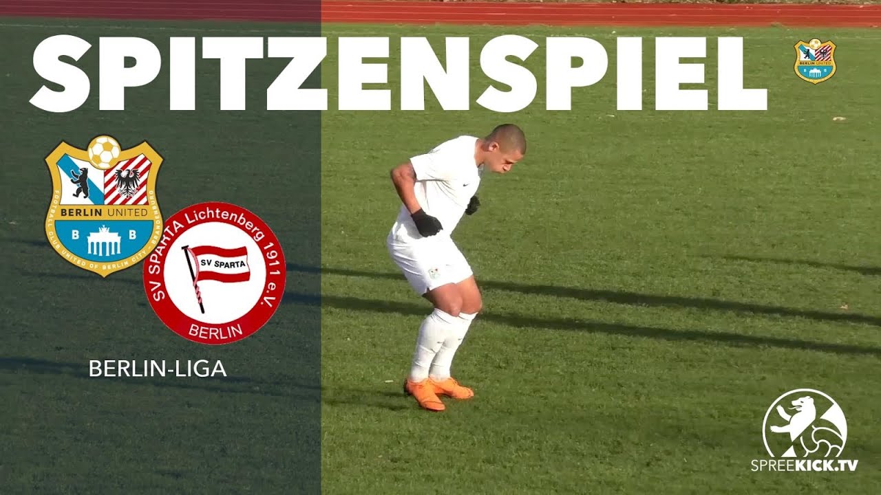 Energieleistung im 2. Durchgang wird belohnt | Berlin United - Sparta Lichtenberg (Berlin-Liga)