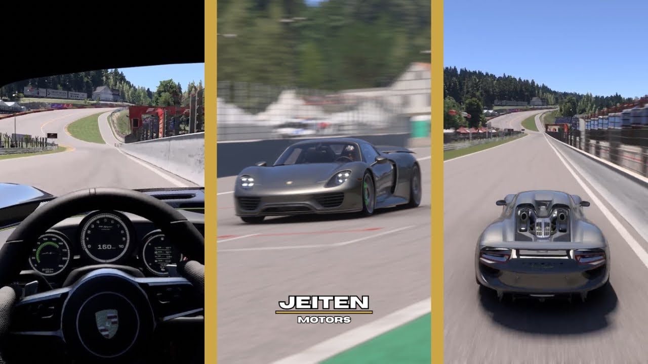 Porsche 918 Spyder – Spa-Francorchamps | Full Lap | Pure Engine Sound