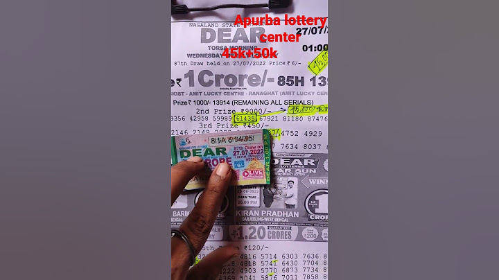 #live . #apurba lottery center...