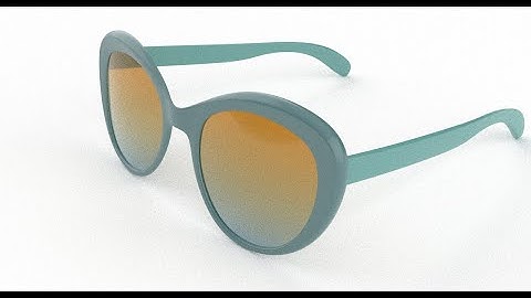 Creating a tinted gradient on a glass material in Rhino