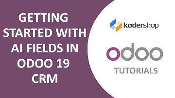 Getting Started with AI Fields in Odoo 19 CRM | Automate Lead Scoring & Data Analysis | CRM Insights