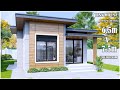 Beautiful Tiny House | House Plan 6.5m x 7.5m (cozy and Elegant)