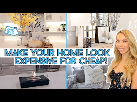 15 WAYS TO MAKE YOUR HOME LOOK EXPENSIVE ON A BUDGET! Home Decor Hacks!