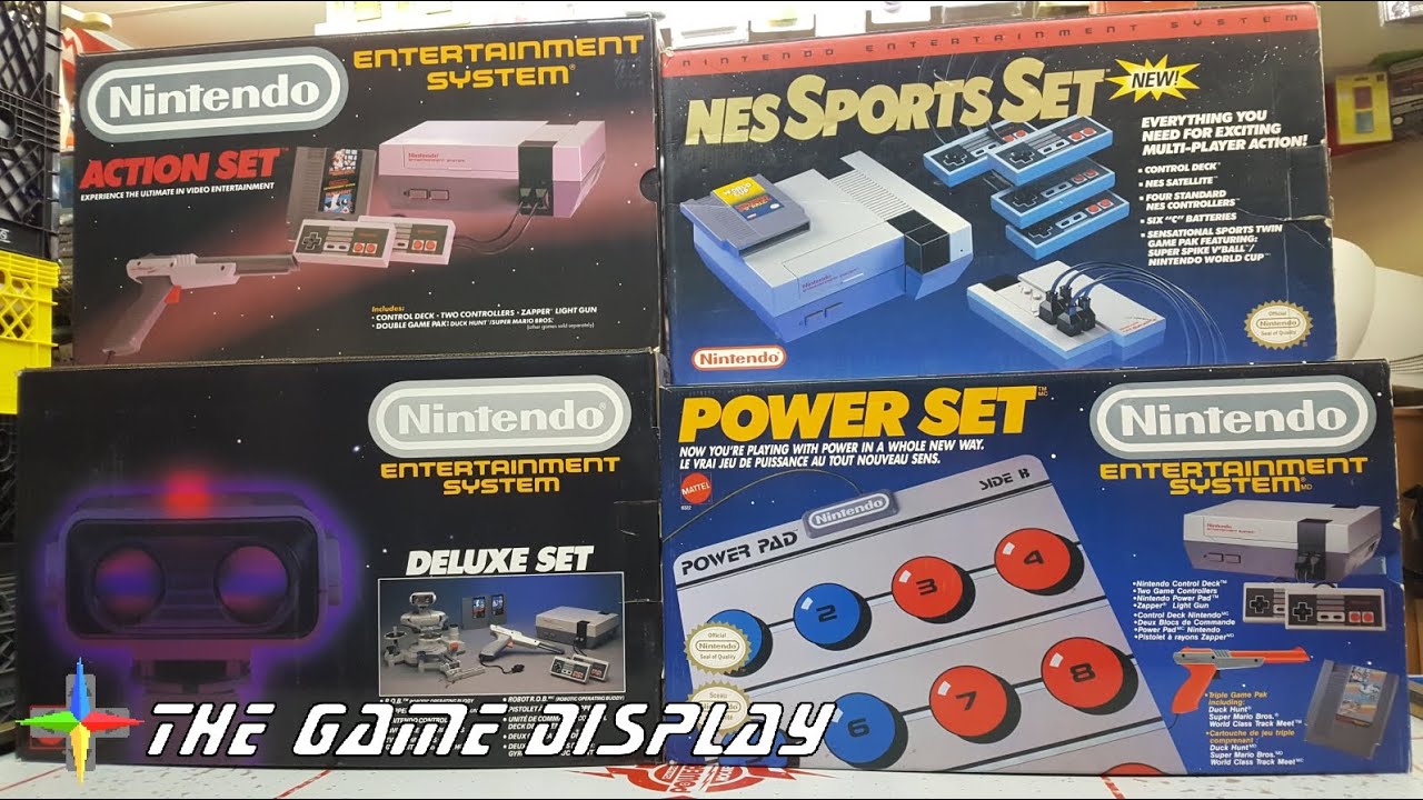 ORIGINAL Nintendo Entertainment System Video Game Bundle Set Kit NES  Console OG