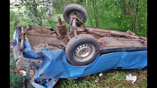 Под Костромой нетрезвый водитель без прав на угнанной машине совершил смертельное ДТП