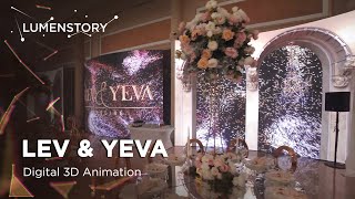 Digital 3D Animation for Lev and Yeva weeding | lumenstory