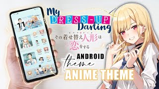 ⭐ how to make an anime theme on my phone - my dress-up darling theme (all icons customized) screenshot 1