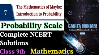 Probability || Chapter 7 || Class 9th || Probability Scale || New NCERT Solutions