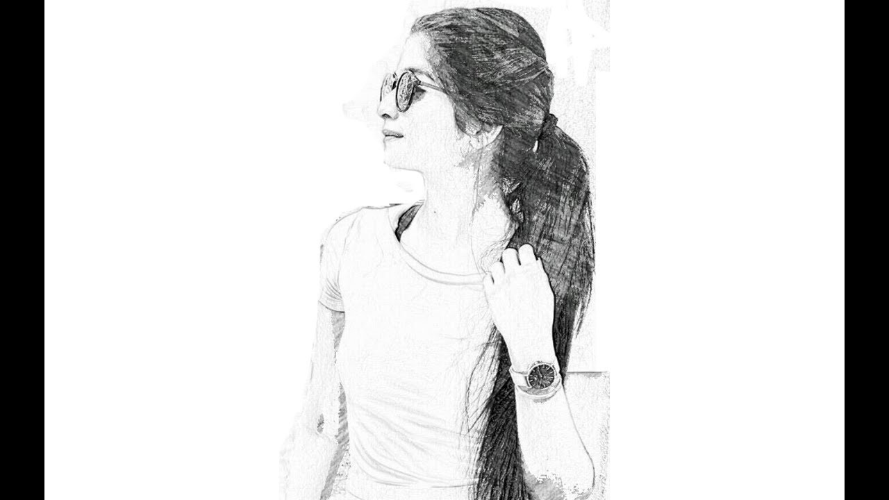 How To Draw A Girl Face Easy Sketch By Pencil Youtube