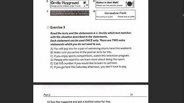 Multilevel Reading part 2, exercise 3