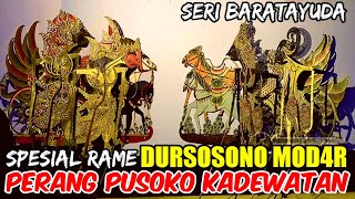 Perang pusoko kadewatan paling rame,dursosono gugur nek tangane werkudoro