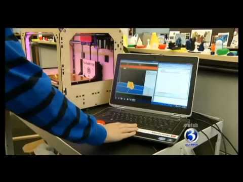 3D Printers at the Westport Library - Dan Kain- CBS - Channel 3 Hartford