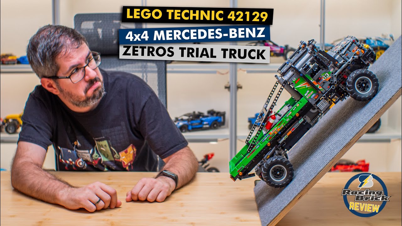 LEGO Technic 42129 4x4 Mercedes-Benz Zetros Trial Truck detailed building  review & test
