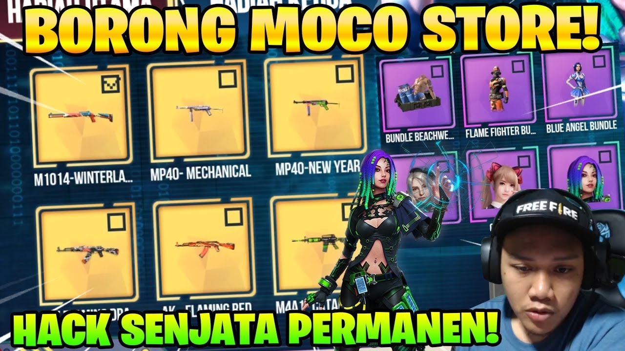 ABISIN DIAMOND BORONG MOCO STORE AUTO PERMANEN SEMUA Garena Free Fire YouTube