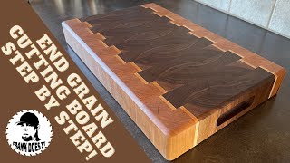 How To Make An End Grain Cutting Board Thick In 4K