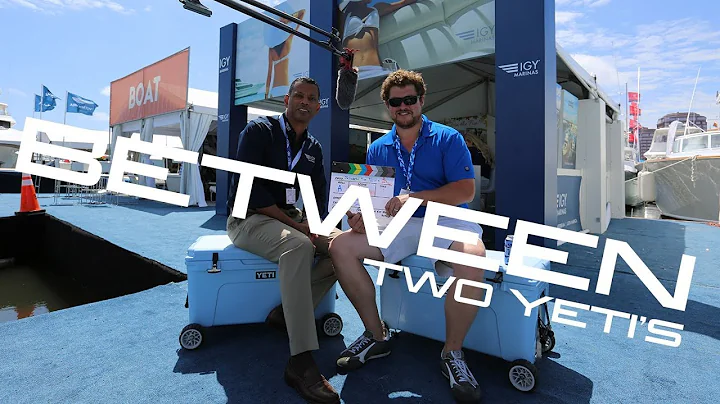 Bert Fowles of IGY Marina's Palm Beach Boat Show 2017 Between Two Yeti's