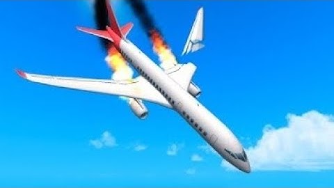 Plane crash flight simulator gameplay Android 
