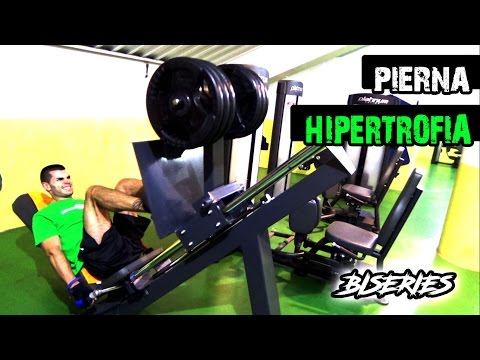 ENTRENAMIENTO DE PIERNAS EN BISERIES PARA AUMENTAR VOLUMEN MUSCULAR | Rutina de hipertrofia