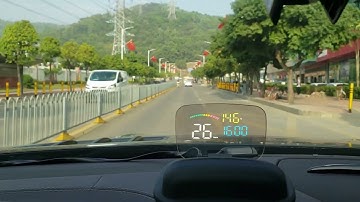 WiiYii C800 Mirror HUD easy installation OBD2 GPS dual system Head Up Display work to all cars