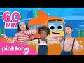 The Wheels on the Bus and more | Bus Songs | +Compilation | Pinkfong Songs for Children