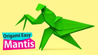 How To Make Origami Mantis