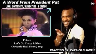 Prince - Let&#39;s Go Crazy &amp; Kiss (Arsenio Hall Show) 1991-REACTION VIDEO