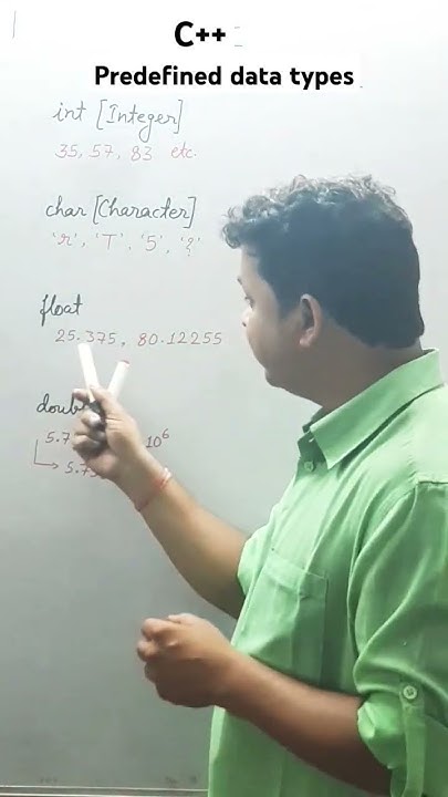 C++ data types। Data types। C++। predefined data types। #shorts # ...