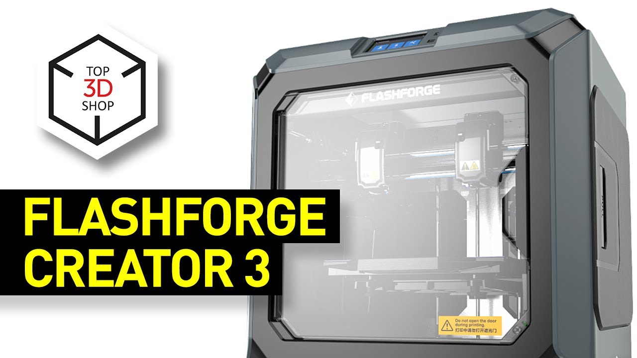 Flashforge Creator 3 In-Depth Review: Professional Dual-Extruder FDM 3D  Printer 