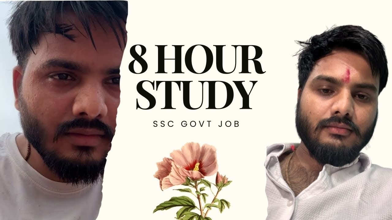 8 hour study challenge ssc government job preparation - YouTube