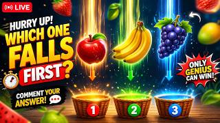 LIVE : Which Fruit Falls First? Guess Now!