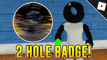 How to get the "2 HOLE" BADGE & MORPH in PIGGY RP : INFECTION | Roblox