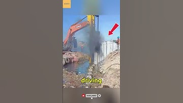 This Simple Engineering Trick Stops Rivers from Flooding! 🌊 #technology #construction