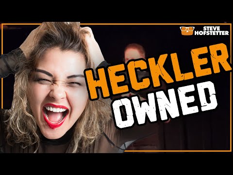 Heckler Learns Her Lesson