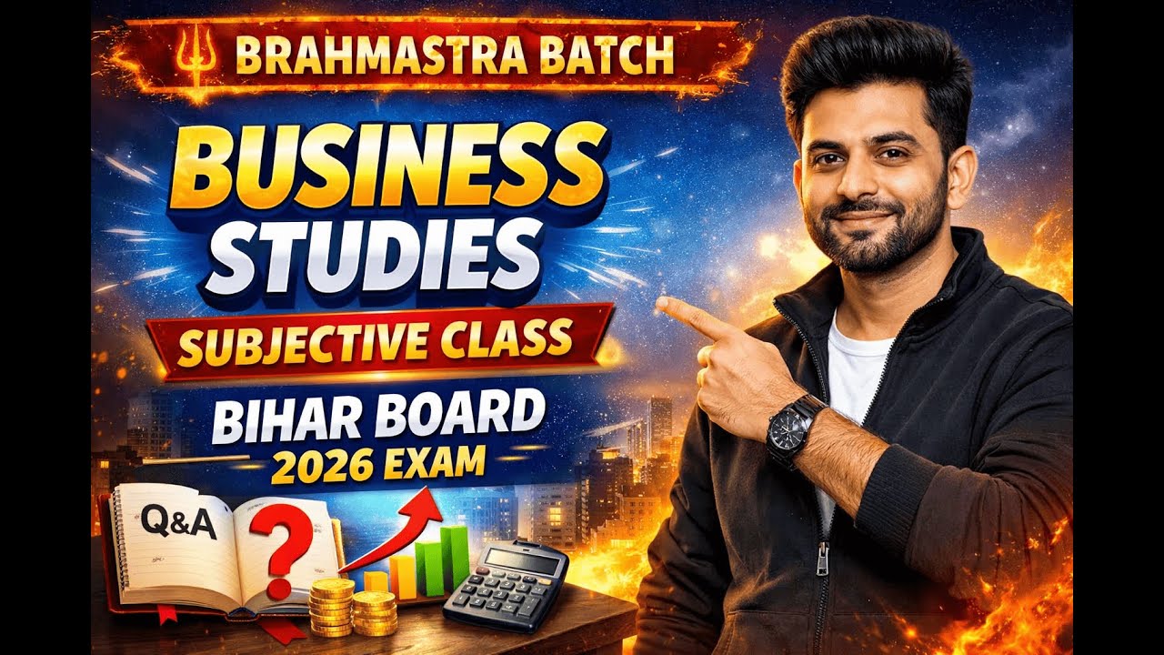Business Studies Important Subjective Questions  | Class 12 Bihar Board Exam 2026 |  VVI Question