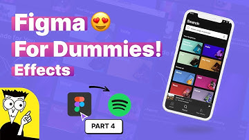Figma for Dummies! Design Spotify app | part4: Effects