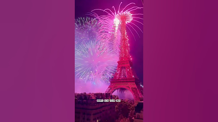 Happy New Year 2025 Paris Eiffel tower #happynewyear #2025 #paris #eiffeltower