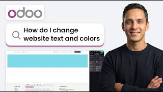 Details How to Change Website Text and Colors in Odoo Website (Easy 2026 Method) Guide