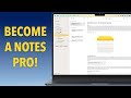 Become a Notes PRO with this FULL Tutorial (includes Mac OS Sonoma)