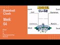 Baseball clash week 64 final four homerun derby