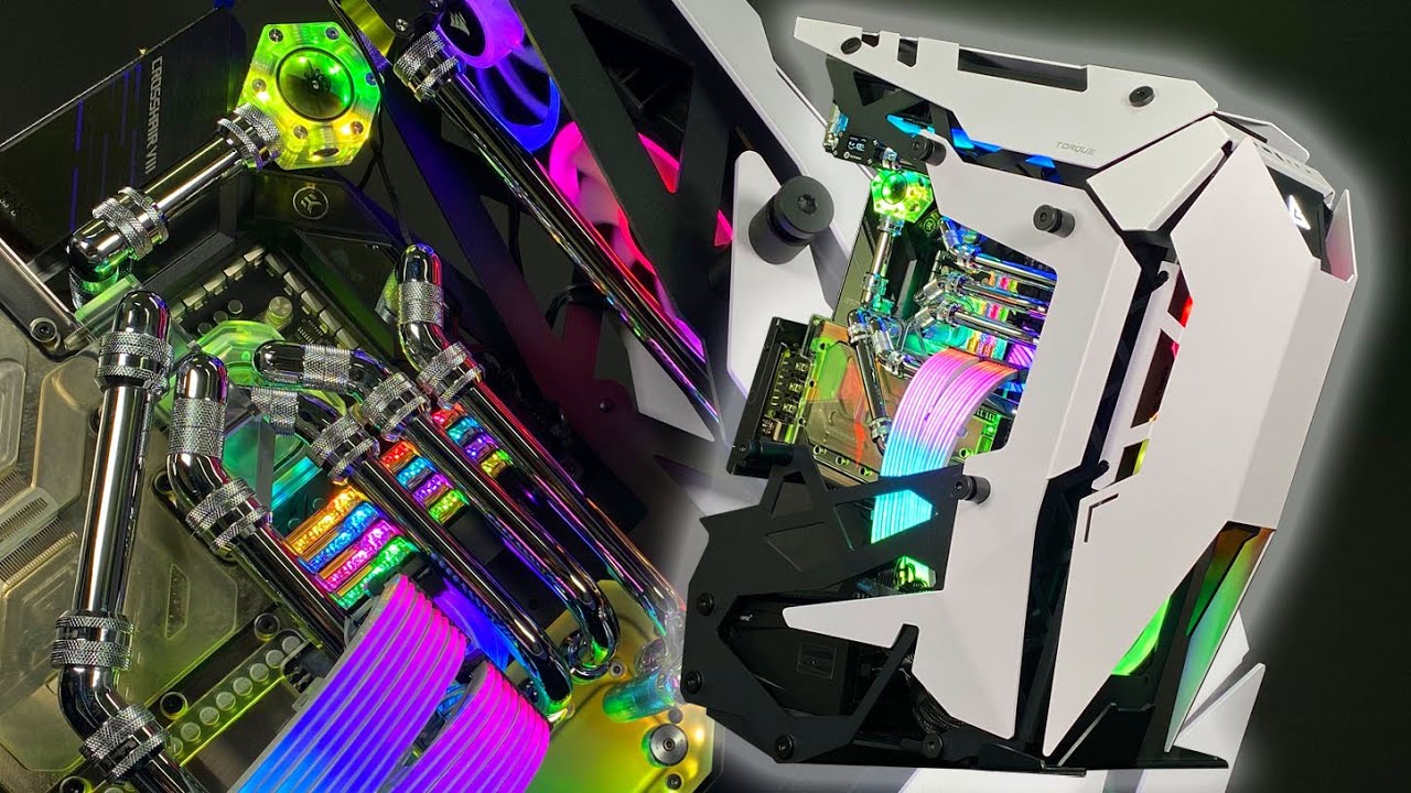 $7000 RYZEN9 5950X & RTX 3090 Extreme RGB Watercooled Build - YouTube