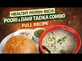 Bacchon ke liye healthy, tasty aur protein se bharpoor poori ke saath delicious dahi tadka #viral#yt