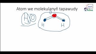 atom we molekula barada düşünje