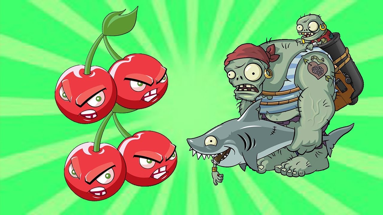 Plants vs Zombies 2 ★ Pirate Seas Day 24 ★ Cherry Bomb Plant YouTube